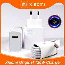 Xiaomi Mi Travel Charger Combo Set with USB-A to Type-C charging cable 1m, 120W White EU BHR6034EU (40034) - Töltők mobiltelefon kellék