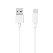 Xiaomi Mi USB-A apa - USB-C apa Adat- és töltőkábel 1m - Fehér kábel és adapter