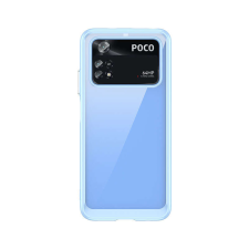 Xiaomi Outer Space tok Xiaomi Poco M4 Pro rugalmas kerettel kék tok és táska
