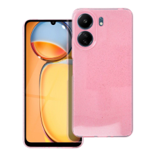  Xiaomi Poco C65 telefontok - Glitter - pink átlátszó csillámos hátlap tok tok és táska