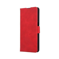 Xiaomi Redmi 12C, Oldalra nyíló flip tok, Smart Mono, piros tok és táska
