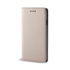 Xiaomi Redmi 8A, Oldalra nyíló flip tok, Smart, arany tok és táska