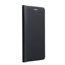 Xiaomi Redmi Note 10 Pro elegáns könyvtok fémkerettel, fekete tok és táska