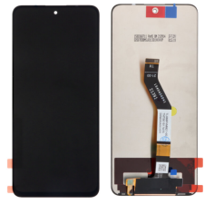 Xiaomi Redmi Note 11 5G, LCD kijelző érintőplexivel és előlapkerettel, fekete mobiltelefon, tablet alkatrész