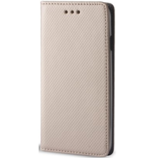 Xiaomi Redmi Note 12 4G, Oldalra nyíló tok, stand, Smart Magnet, arany tok és táska