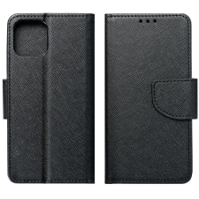Xiaomi Redmi Note 12S, Oldalra nyíló tok, stand, Fancy Book, fekete tok és táska