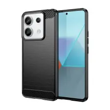  Xiaomi Redmi Note 13 Pro 5G Telefontok - Carbon Fiber fekete szilikon tok tok és táska