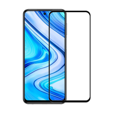Xiaomi Redmi Note 9 Pro Max Üvegfólia - fekete Slim 3D üvegfólia mobiltelefon kellék