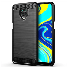  Xiaomi Redmi Note 9 Pro Telefontok - Carbon Fiber fekete szilikon tok tok és táska