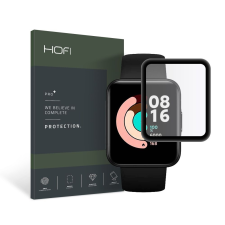  Xiaomi Redmi Watch 2 Lite - okosóra flexi üvegfólia fekete kerettel okosóra kellék
