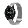  Xiaomi Redmi Watch 5 Active / Watch 5 Lite okosóra szíj - Dux Ducis Milanese - mágneses ezüst fémszíj (22 mm)