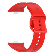  Xiaomi Redmi Watch 5, szilikon pótszíj, állítható, piros okosóra kellék