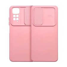 Xiaomi Slide Xiaomi Redmi Note 12 5G, kameravédős szilikon tok, rózsaszín tok és táska