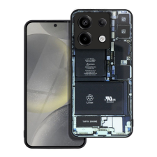Xiaomi Telefontok Xiaomi Poco X6 5G - Tech design1 - mintás műanyag hátlap tok, szilikon kerettel tok és táska