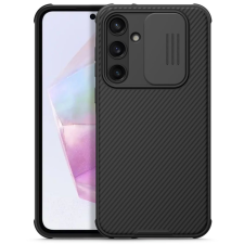 Xiaomi Telefontok Xiaomi Poco X6 Pro 5G - Nillkin csúsztatható kameravédős fekete hátlap tok tok és táska