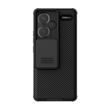 Xiaomi Telefontok Xiaomi Redmi Note 13 Pro+ 5G - Nillkin csúsztatható kameravédős fekete hátlap tok tok és táska
