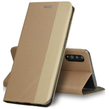 Xiaomi Xiaomi Mi 11, Oldalra nyíló tok, stand, textil minta, BookCover, arany tok és táska