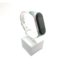 Xiaomi Xiaomi Mi band 3 / 4 szíjak - állatos, baglyos, fehér, szilikon okosóra kellék