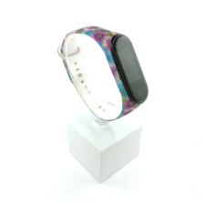 Xiaomi Xiaomi Mi band 3 / 4 szíjak - levendula, lila, szilikon, virágos okosóra kellék