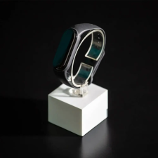 Xiaomi Xiaomi Mi band 5 / 6 szíjak - egyszínű, fekete, fekete, szilikon okosóra kellék