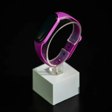 Xiaomi Xiaomi Mi band 5 / 6 szíjak - egyszínű, lila, sötétlila, szilikon okosóra kellék