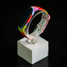Xiaomi Xiaomi Mi band 5 / 6 szíjak - nonfiguratív, paintball, szilikon, tarka okosóra kellék