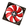 Xilence XPF80.R.PWM Számítógép ház Ventilátor 8 cm Fekete, Vörös