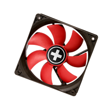 Xilence XPF80.R.PWM Számítógép ház Ventilátor 8 cm Fekete, Vörös hűtés
