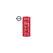 Xixo Üdítőital szénsavmentes XIXO Ice Tea Eper-Rooibos 0,25L DRS üdítő, ásványviz, gyümölcslé