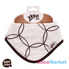  Xkko bambusz Nyálkendő - Kör #barna előke