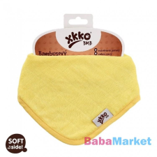 Xkko bambusz nyálkendő patentos - citromsárga BMBBND002 törlőkendő