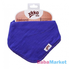 Xkko bambusz nyálkendő patentos - óceánkék előke