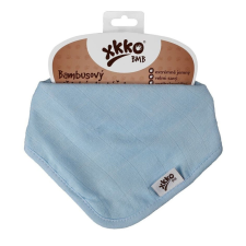 Xkko nyálkendő patentos bambusz Baby Blue BMBBND045 előke