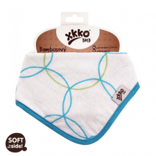 Xkko nyálkendő patentos bambusz kék körök BMBBND015 előke