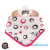 Xkko XKKO Bambusz Nyálkendő #patentos #magenta #buborékok