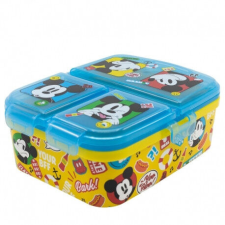 XL Több Rekeszes Téglalap Szendvics Doboz Disney Mickey Egér babaétkészlet