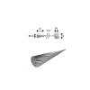 XLC BR-X86 MTB-ROAD galvanizált tandem fékbowden-szál 4000 x 1,5 mm, két véggel