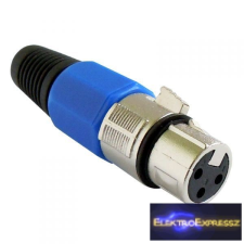  XLR aljzat kék audió/videó kellék, kábel és adapter