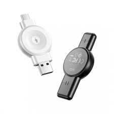 XO CX026 vezeték nél. Óratöltő, USB-A/C, Fekete okosóra kellék