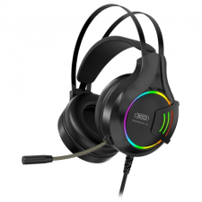 XO GE-04 gamer fejhallgató, fekete fülhallgató, fejhallgató