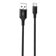 XO Kábel USB-USB-C XO NB143, 1m (fekete) kábel és adapter