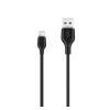 XO NB103 adatkábel (USB - Lightning, 10W, gyorstöltő, 100cm) FEKETE