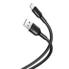 XO NB212 USB kábel, USB-C 1.0 m 2,1A, fekete mobiltelefon kellék