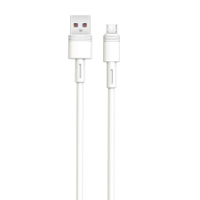 XO NB-Q166 USB-A - microUSB kábel 1m 5A - fehér kábel és adapter
