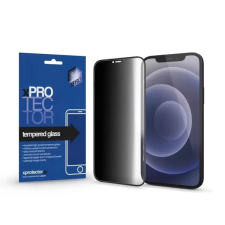 xPRO 128855 iPhone 15 Tempered Glass 0.33 Full 3D FG PRIVACY üveg kijelzővédő fólia mobiltelefon kellék
