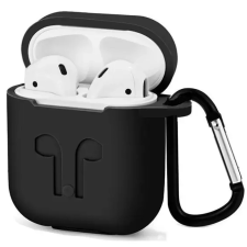 xPRO Apple Airpods szilikon tok. Fekete fülhallgató, fejhallgató tok