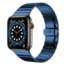 xPRO Apple Watch 42/44mm rozsdamentes acél szíj kék (123703) (XP123703) okosóra kellék