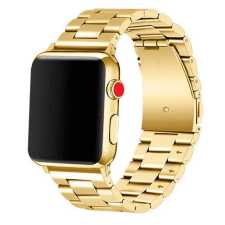 xPRO Apple Watch 42/44mm vastag acél szíj arany  (116224) (X116224) okosóra kellék