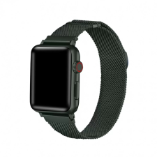 xPRO Apple Watch két részes milánói szíj Fekete 42mm/44mm/45mm/49mm okosóra kellék