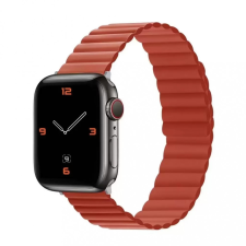 xPRO Apple Watch mágneses szilikon szíj piros 42mm / 44mm / 45mm / 49mm okosóra kellék